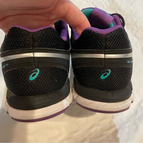 ASICS Gel Craze TR Running Shoe Training Women’s Size 8 Black Purple Gym Workout - Picture 5 of 10